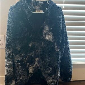 BKE dark Blue and Gray Fleece Jacket